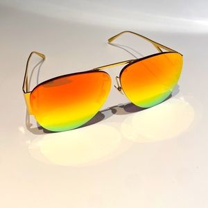 Bottega Veneta Mirrored Sunglasses